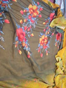 Floral Print Saree
