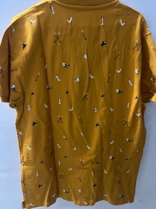 Us Polo Mustard Yellow New Tshirt