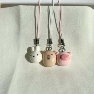 Mini Clay Animal Phone Charms ✨ (Any 1 Pc)