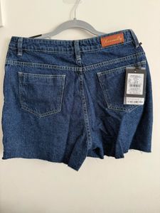Unique Denim Wrap Shorts
