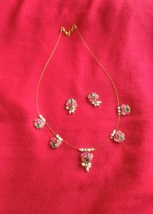 Handmade Lotus Neck Set