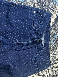 Kraus Polka Dot Skinny Jeans Y2K, Coquette, Pinter