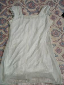 Vintage Off White Tunic Top