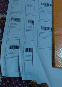 Delhivery shipping labels (16nos)