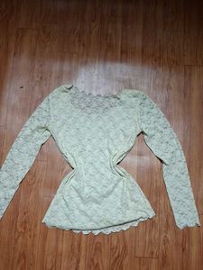 Lace Long Sleeve Top