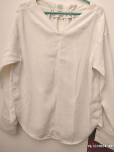 V Neck Korean Tops