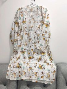 Floral Cotton Kurta