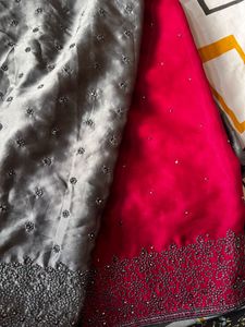 Elegant Pink designer saree