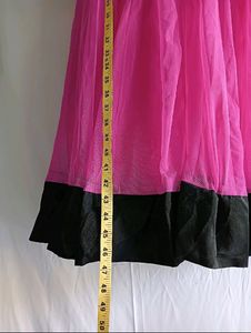 🥰Pink Anarkali Kurti, Net Fabric