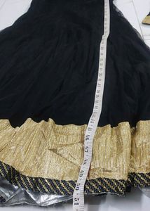 Bautiful Party Wear Black Frock