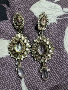 Elegant Stone Drop Earrings
