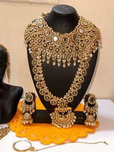 Green Kundan Bridal Set