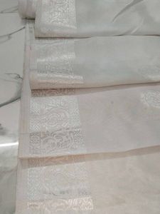 White Beautiful Formal Saree.