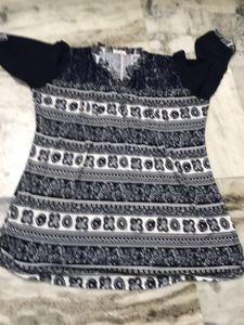 Boho Print Tunic Top