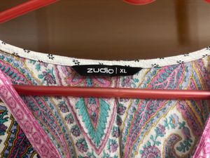 “Zudio” Paisley Retro Fusion Flare Dress