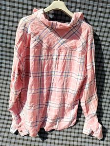 Pink Plaid Shirt