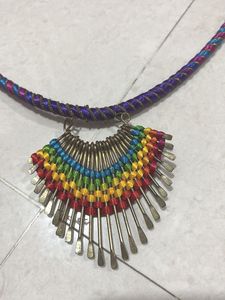Rainbow Statement Necklace