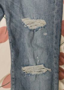 H&amp;M Ripped Denim Jeans