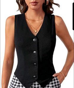 Chic Black Vest