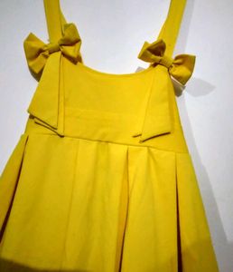 Yellow Sundress with Bows