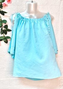 Size XL🎁Buy 2 Get 1 Free 🎁Cute Sky Blue Top