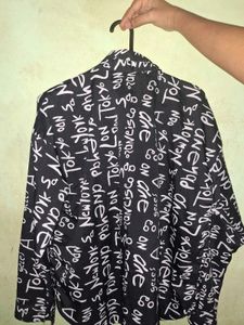 Y2k Tokyo &amp; New York Print Shirt