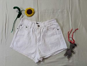 Plain White Shorts