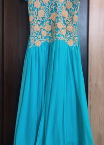 Sea Green Anarkali Frock