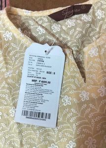 Floral Embroidered Kantha Work Kurti With Sharara