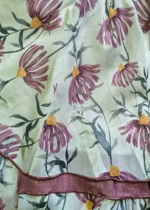 Girls' Purple Floral Outfit