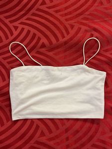 White Cami Crop Top