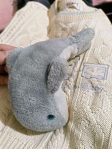 Plush Dolphin Keychain