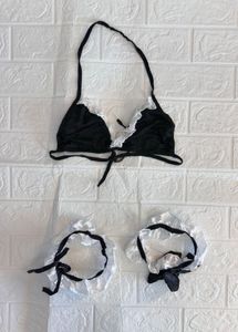 Black & White Lingerie Set