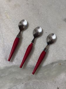 Set Of 3 Dessert Spoons