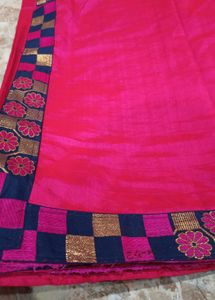Pink &amp; Blue Saree
