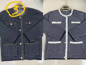 Houndstooth Knit Cardigan