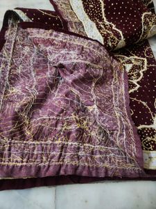 beautiful maroon zaridozi work lehenga velvet ♥️ f