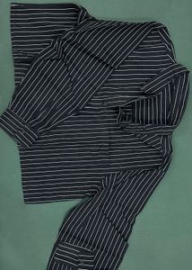 stripped cropped shirt