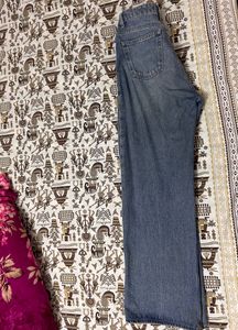 Blue Straight Fit Denim