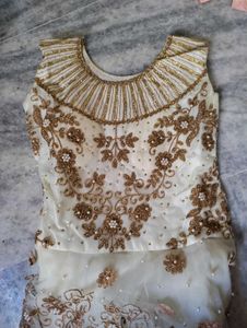 White Net Gown