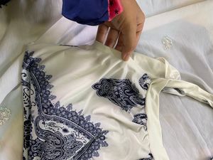 White Silk Dress