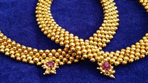 Gold Moti Necklace
