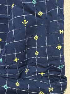 Akkriti Blue Printed Kurti - Size M
