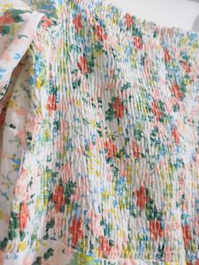 Urbanic A-Line Knot Floral Summer Dress