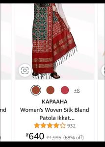 Gorgeous Patola ikkat Duppatta ✨