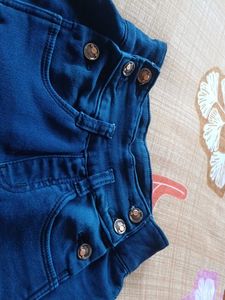 Denim High-Waisted  stretchable Shorts