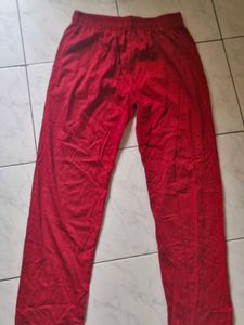 Red Casual Pants