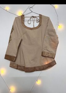 Festive Golden top