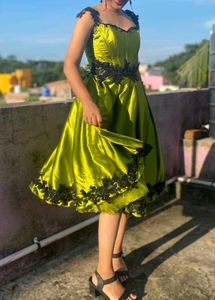 Printerest Corset Midi Dress