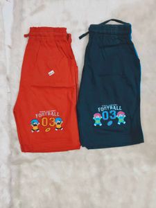 Red Football Shorts for boys price per piece